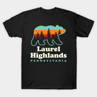 Laurel Highlands Hiking Trail Pennsylvania Bear T-Shirt